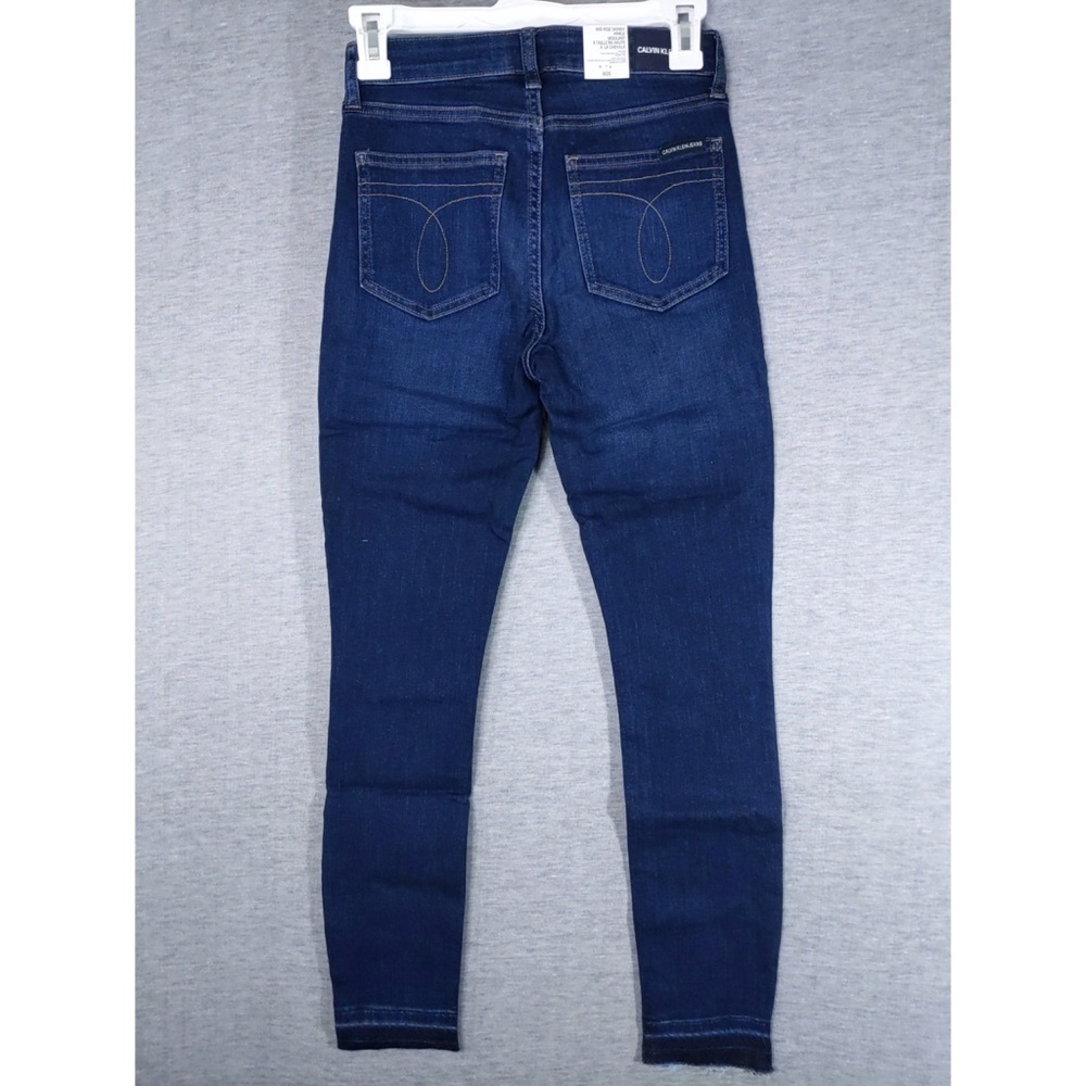 Calvin Klein Jeans Mid Rise Skinny Ankle Jeans - Picture 4 of 15